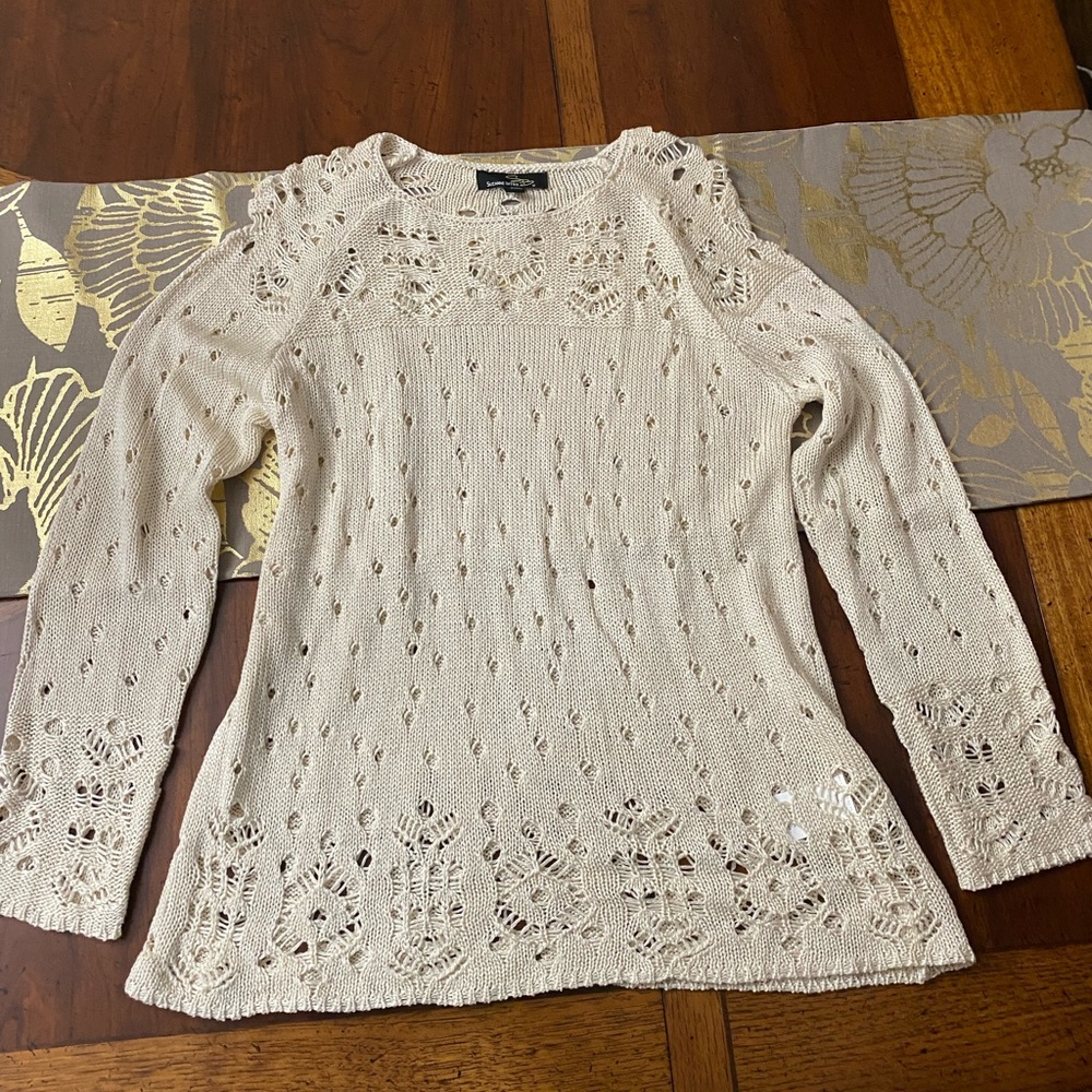 Oatmeal knitted sweater!